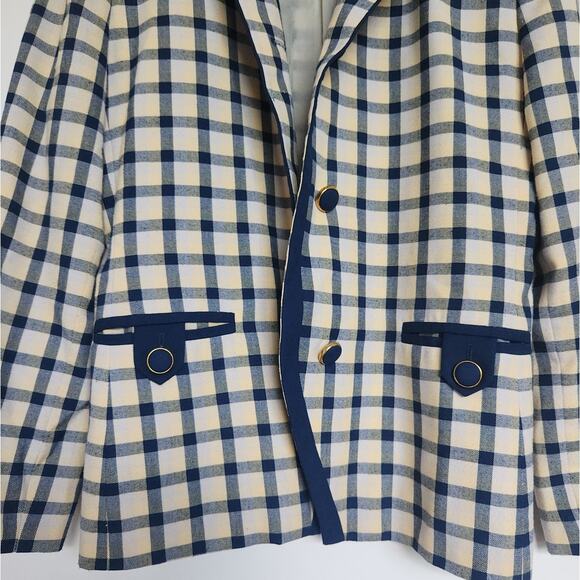 Vintage Executive Collection Plaid Blazer - Picture 4 of 9